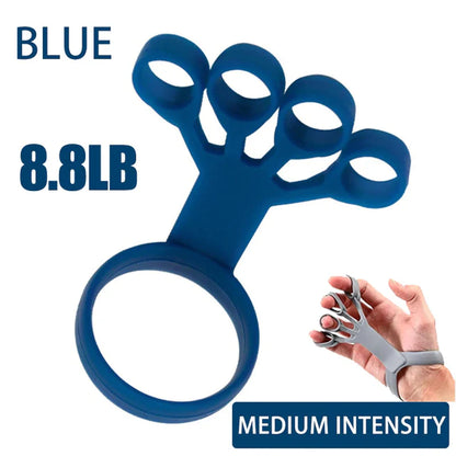 Finger Gripper Guitar Finger Exerciser 6 Resistant Strength Trainer Recovery Physical Equipment Hand Strengthener for Patients