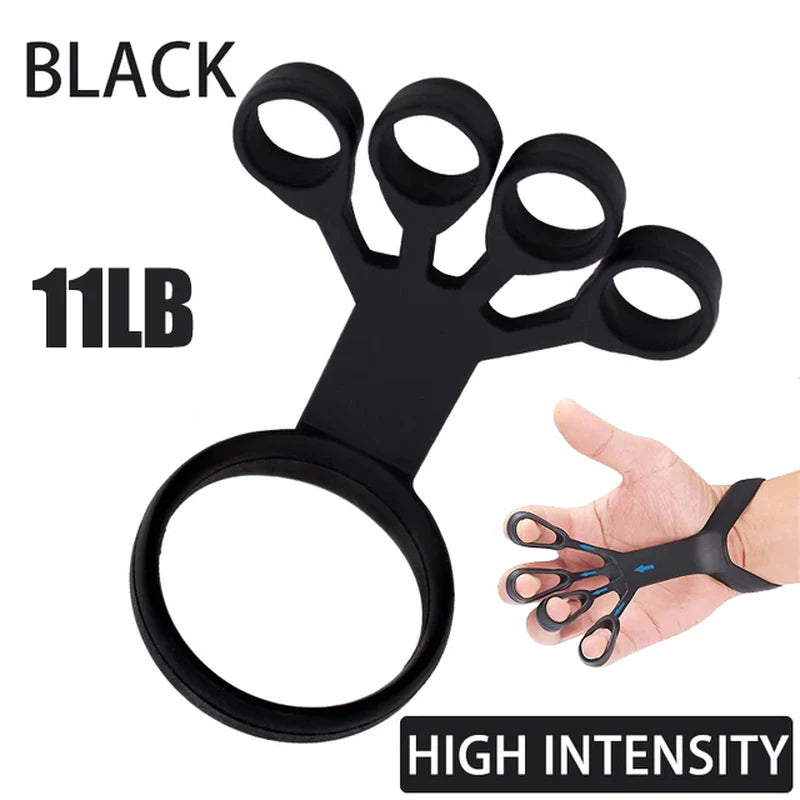 Finger Gripper Guitar Finger Exerciser 6 Resistant Strength Trainer Recovery Physical Equipment Hand Strengthener for Patients